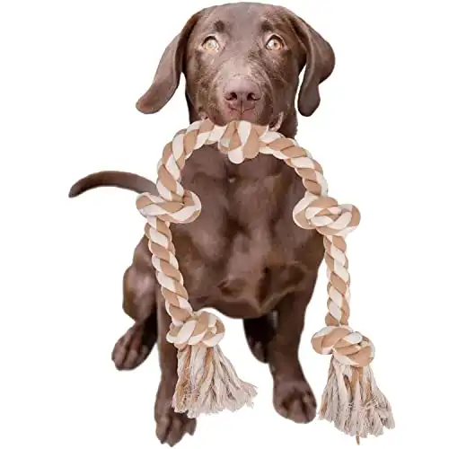 LUXMAY Hundespielzeug Seil für starke große Hunde